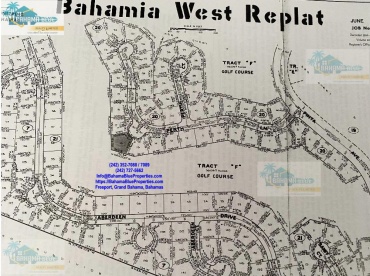 BB-060 RESIDENTIAL PROPERTY FOR SALE-BAHAMIA WEST REPLAT